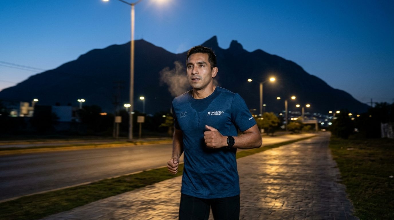 Entrenando de madrugada